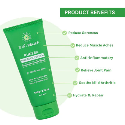Kunzea Pain Relief Cream [#1 Best Seller in Australia]